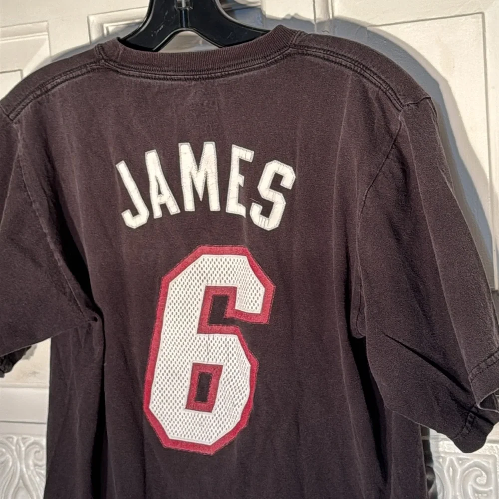 Adidas Vintage LeBron James #6 Miami Heat  Adidas Basketball Jersey Size Small